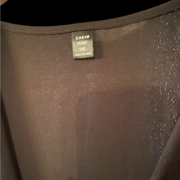 SHEIN Black Long Sleeve Dress - Picture 4 of 4